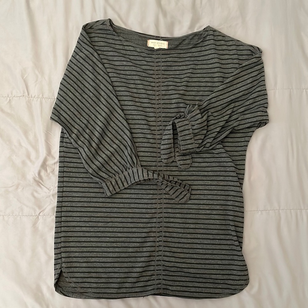 Max Studio [Weekend] Striped Tunic